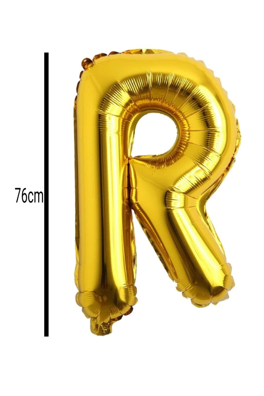 Harf Folyo Balon Altın 76cm R