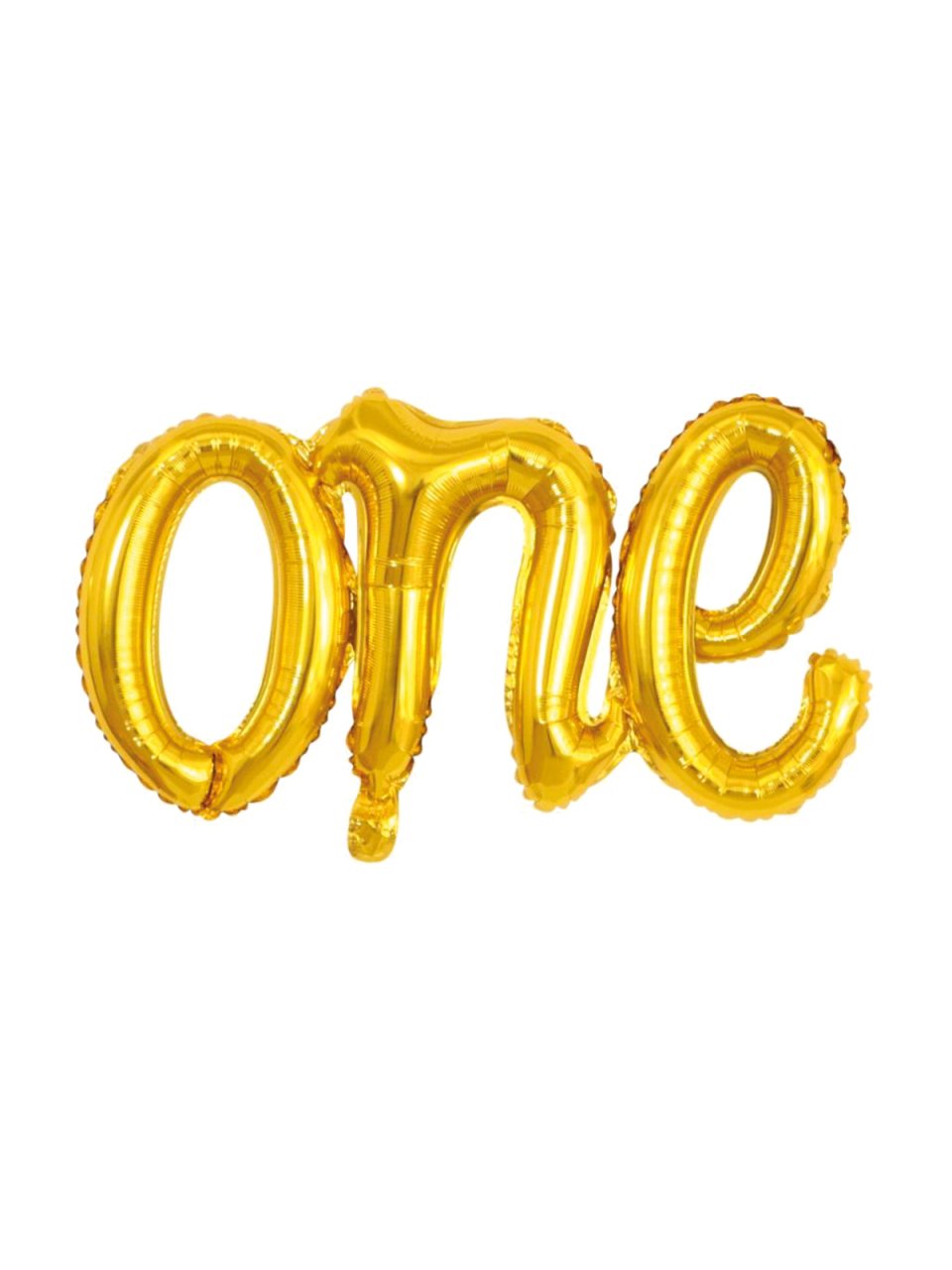 One' Yazılı Balon 100cm - Altın