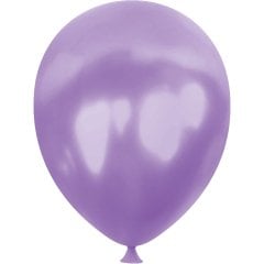 Metalik Balon 30cm (10 adet) Lila