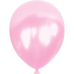 Metalik Balon 30cm (10 adet) Bebe Pembesi