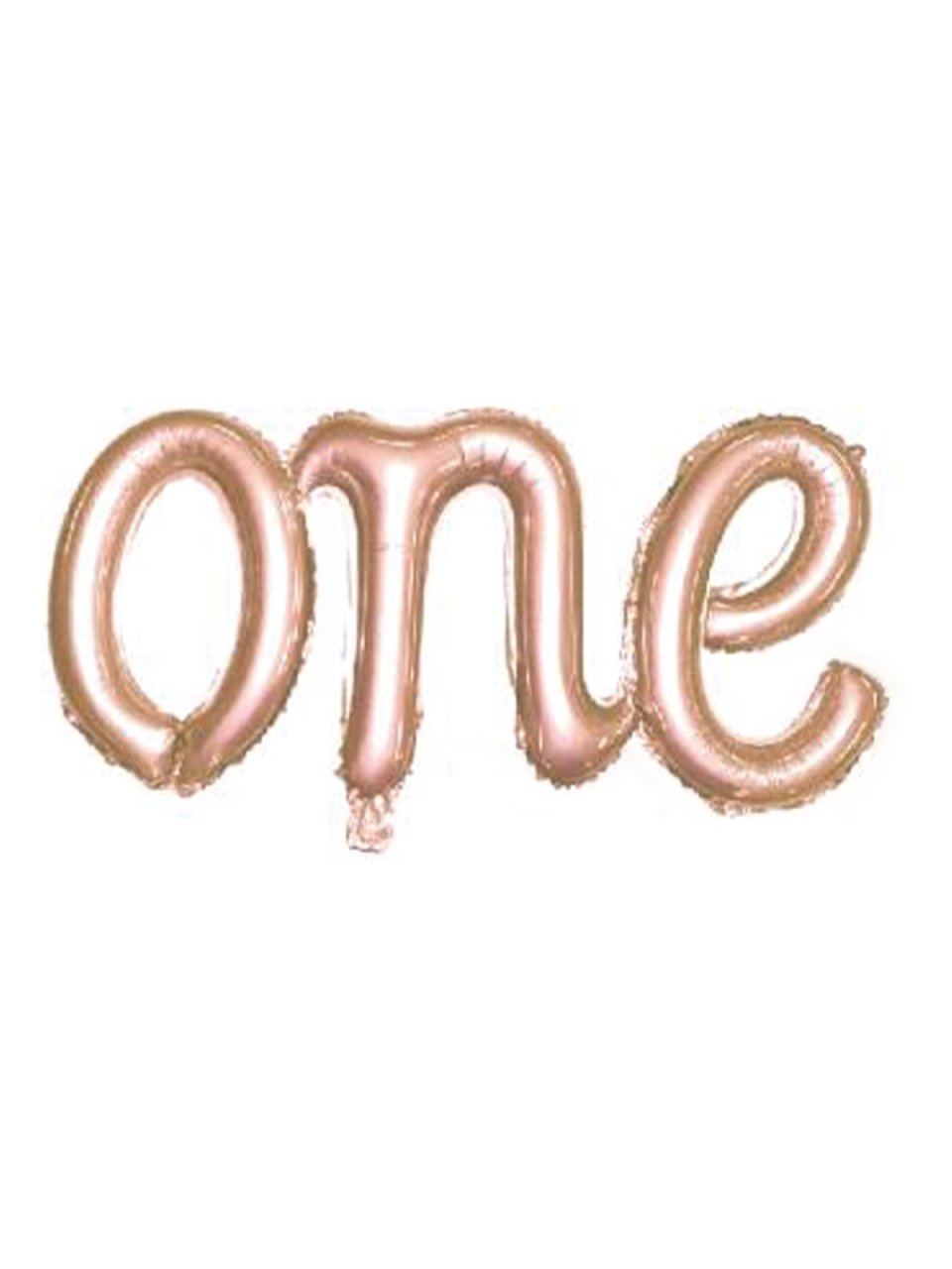 One' Yazılı Balon 100cm - Rose Gold