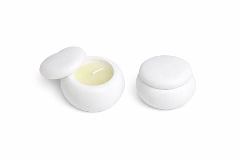 Yuvarlak Taş Mantar Mum