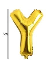 Harf Folyo Balon Altın 76cm Y
