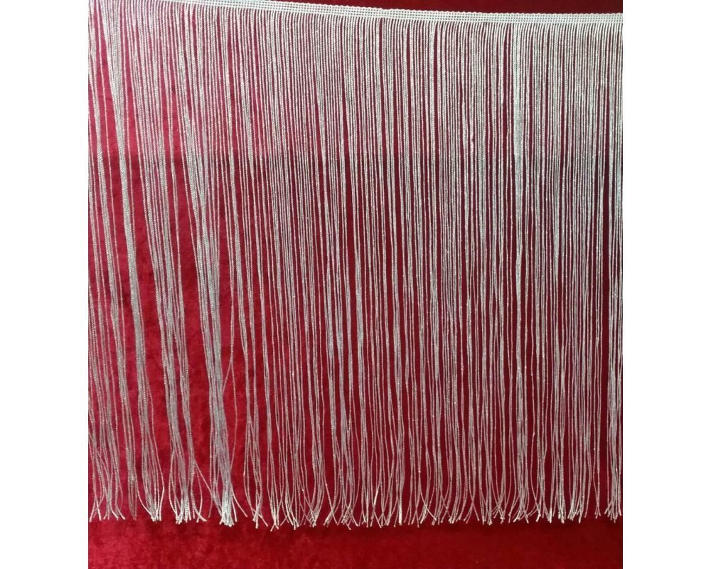 Uzun Püskül 50cm - Gümüş