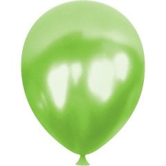 Metalik Balon 30cm (10 adet) Açık Yeşil