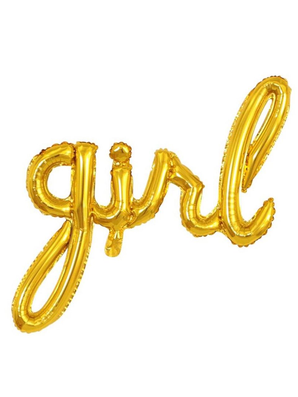 Girl' Yazılı Balon 75cm - Altın