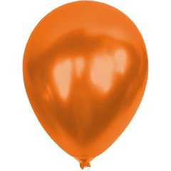 Metalik Balon 30cm (10 adet) Turuncu