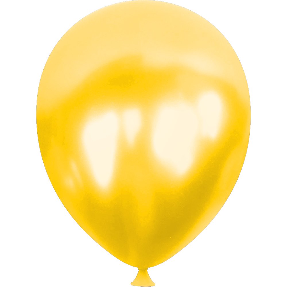 Metalik Balon 30cm (10 adet) Sarı