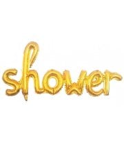 Shower' Yazılı Balon 110cm - Altın
