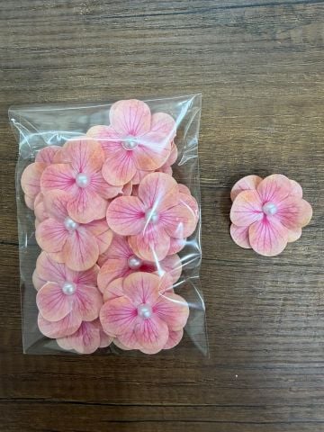 İncili  Çift Ortanca  25 adet Pembe