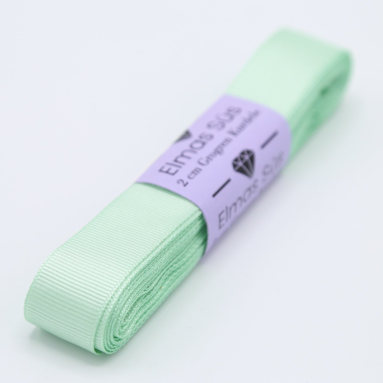 Grogren Kurdele 2cm Mint Yeşili