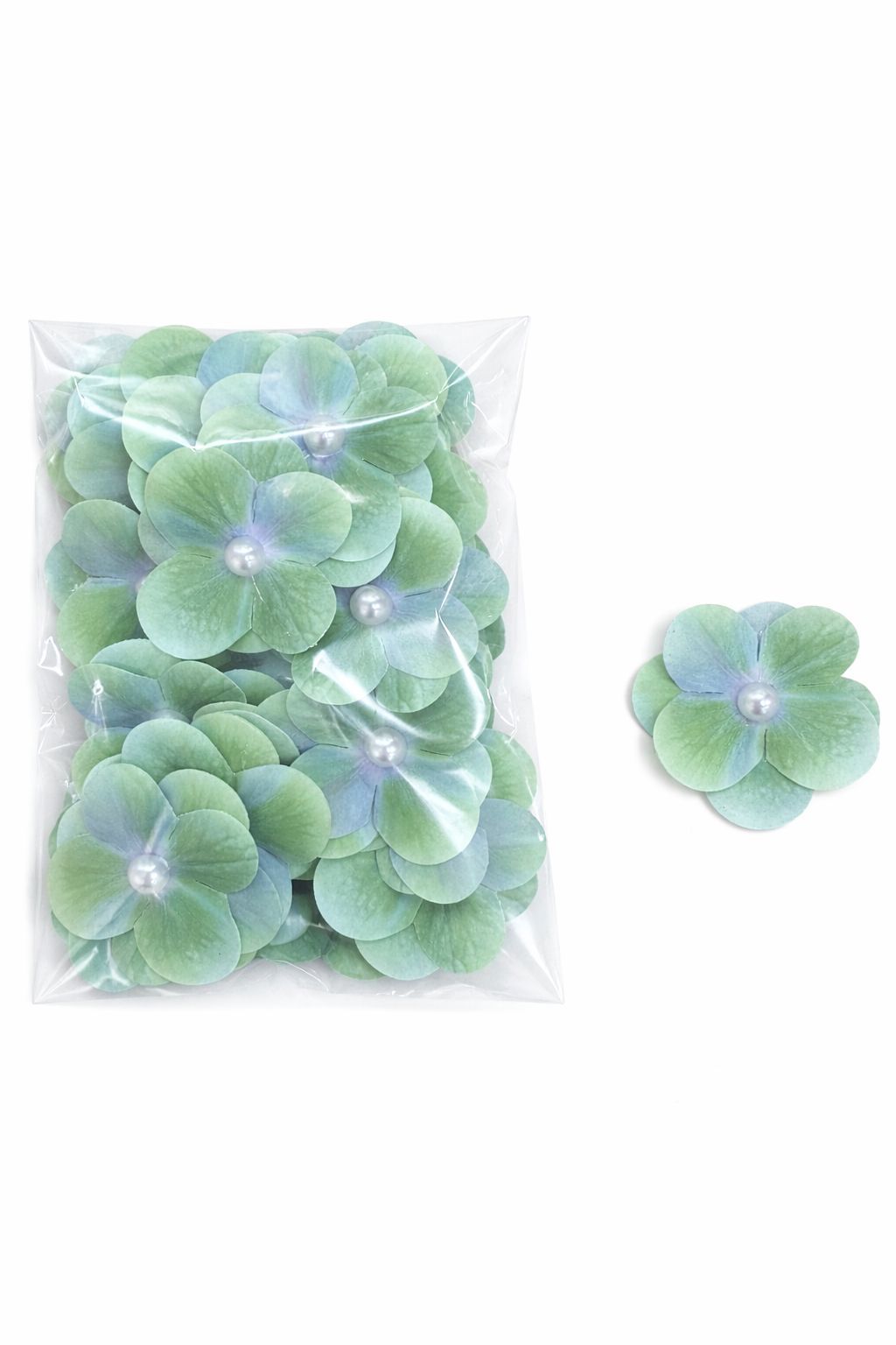 İncili  Çift Ortanca  25 adet Petrol Yeşili