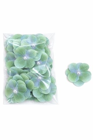 İncili  Çift Ortanca  25 adet Petrol Yeşili