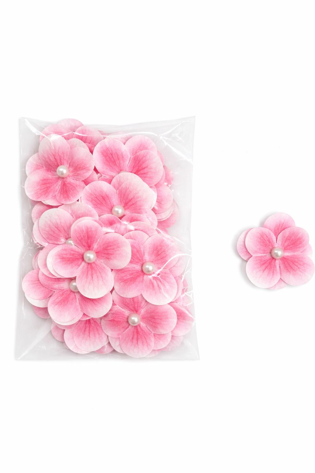 İncili  Çift Ortanca  25 adet Açık Pembe