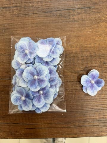 İncili  Çift Ortanca  25 adet Açık Mavi