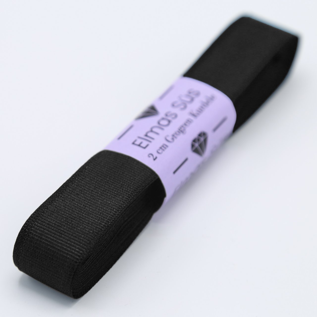 Grogren Kurdele 2cm Siyah