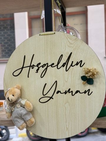 Ahşap Kapı Süsü Erkek