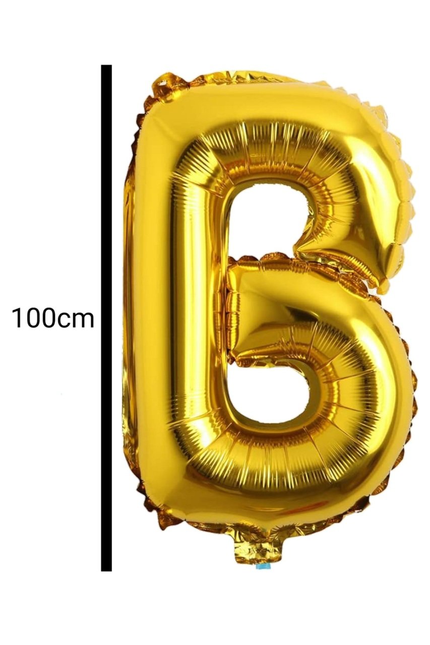 Harf Folyo Balon Altın 100cm B