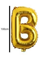 Harf Folyo Balon Altın 100cm B