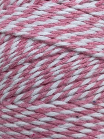İki Renkli Paket İpi Pembe - Beyaz