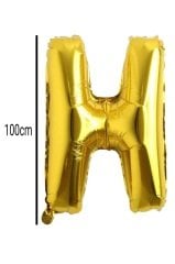 Harf Folyo Balon Altın 100cm H