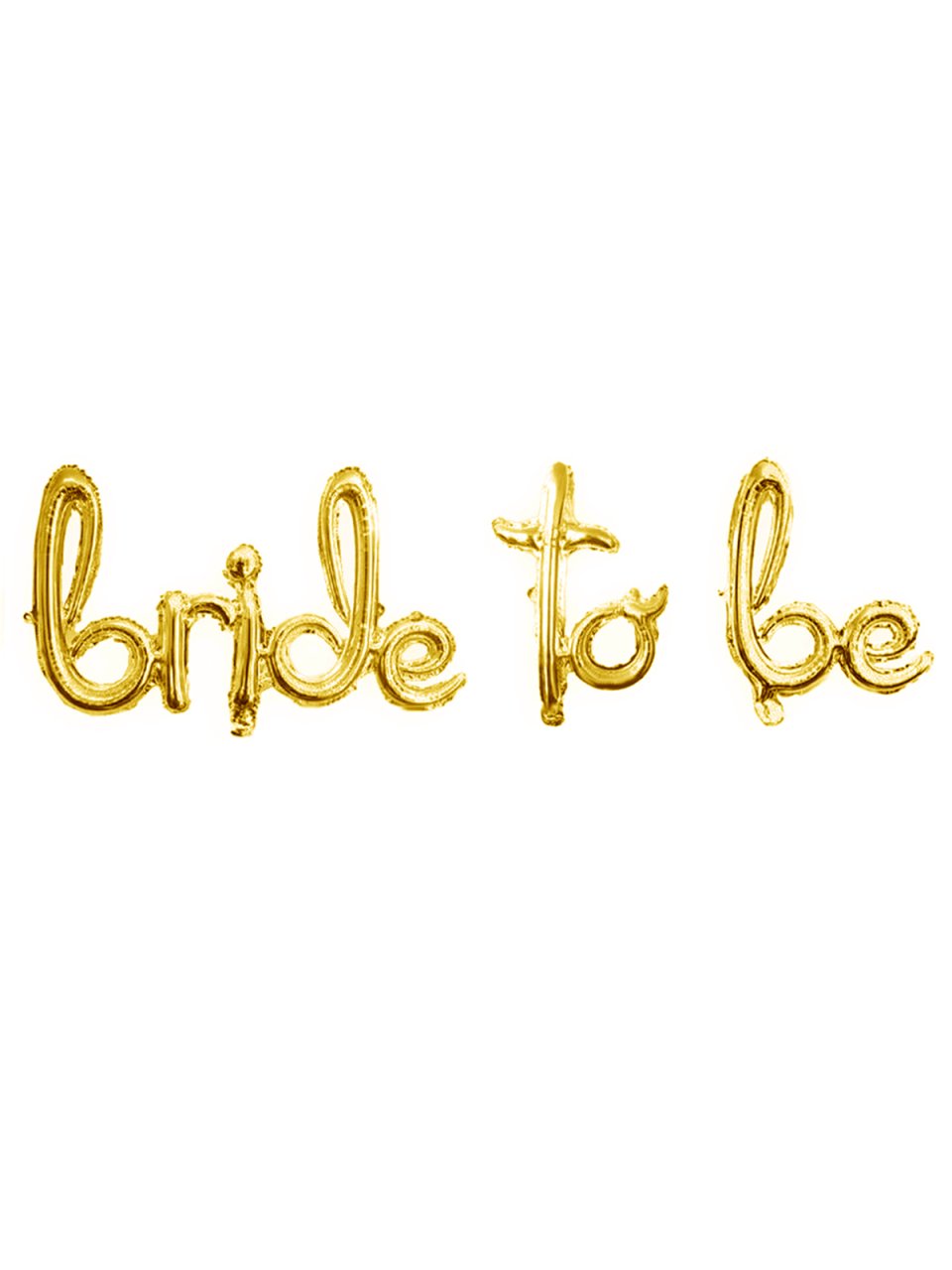 Bride To Be' El Yazılı Set Balon  - Altın