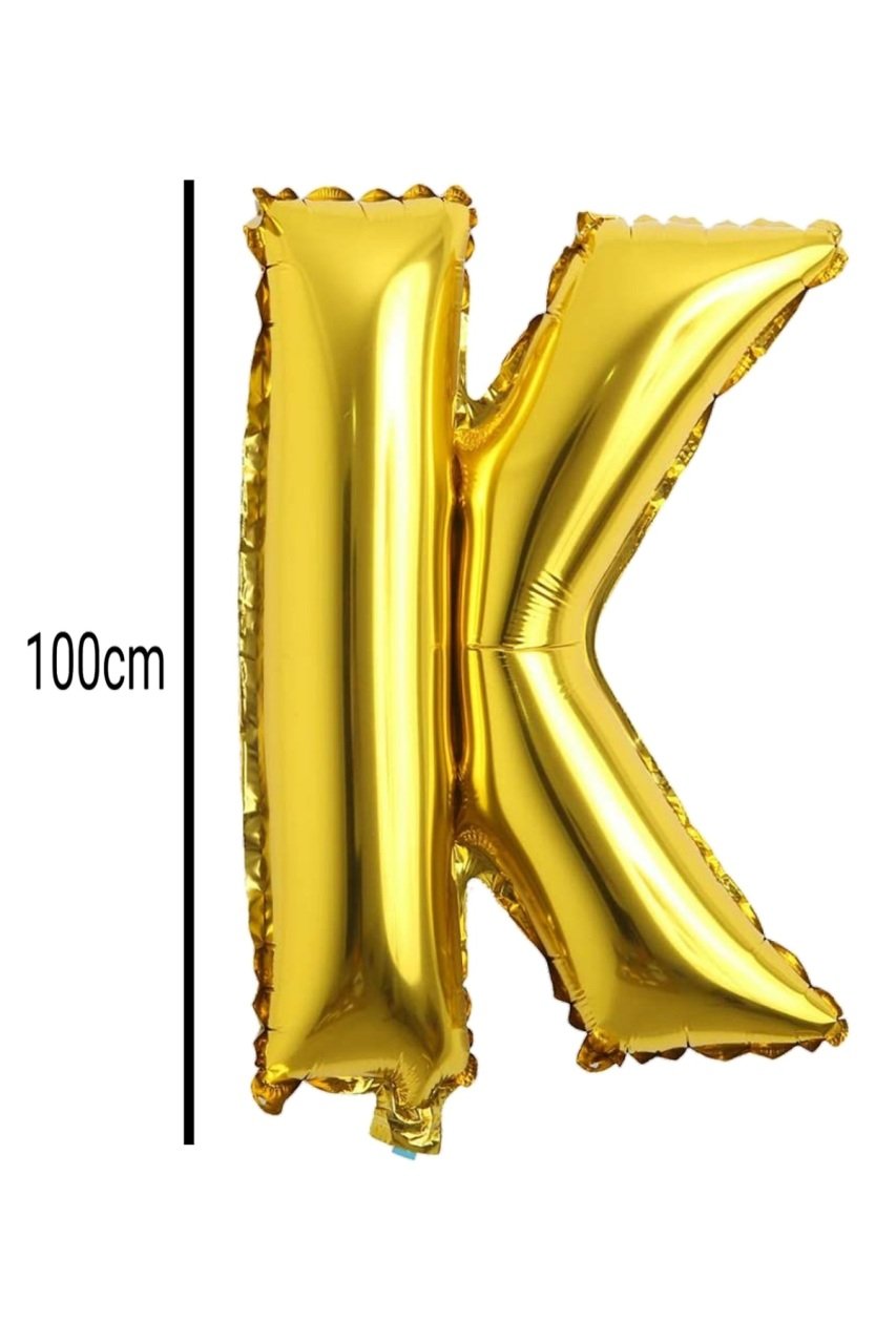 Harf Folyo Balon Altın 100cm K