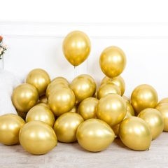 Krom Balon 30cm (50 adet) Altın