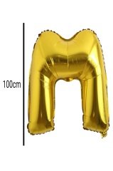 Harf Folyo Balon Altın 100cm M