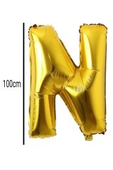 Harf Folyo Balon Altın 100cm N