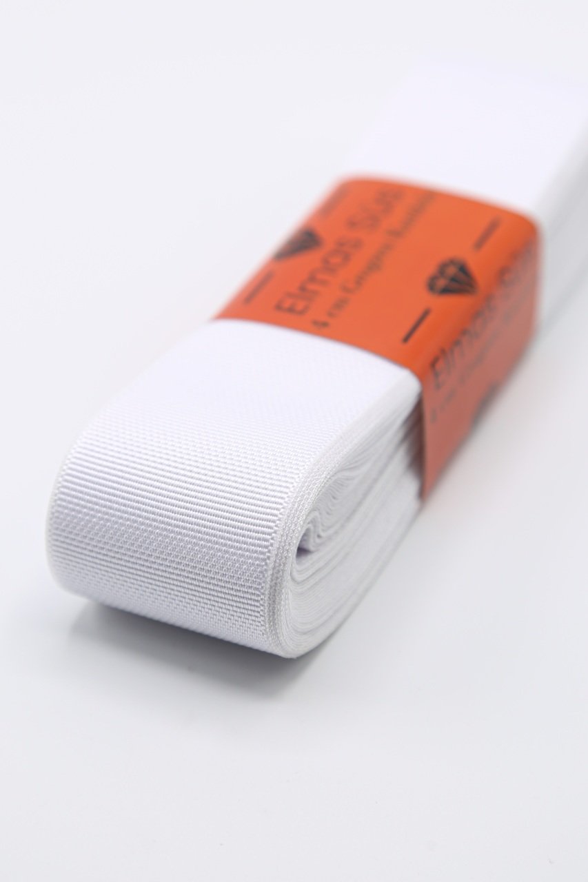 Grogren Kurdele 4cm Beyaz