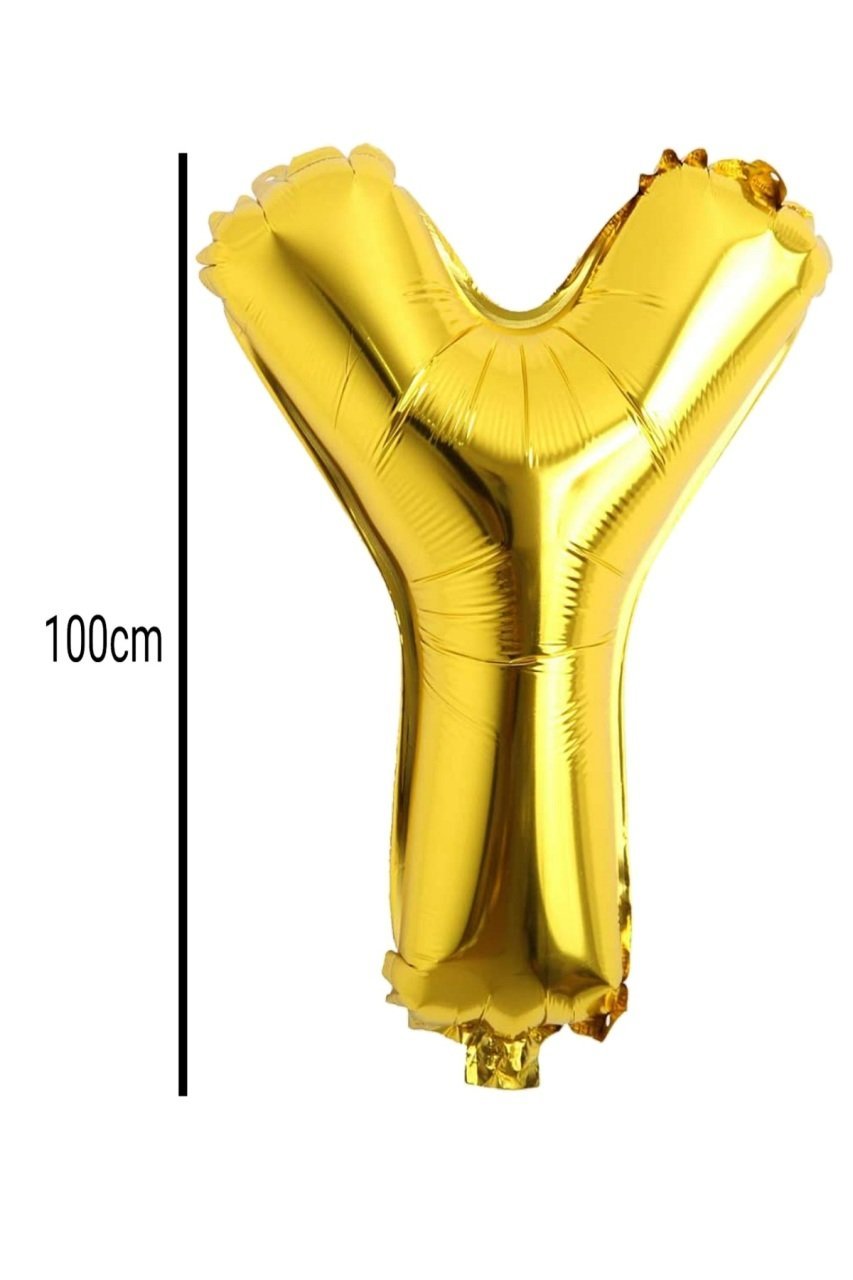 Harf Folyo Balon Altın 100cm Y