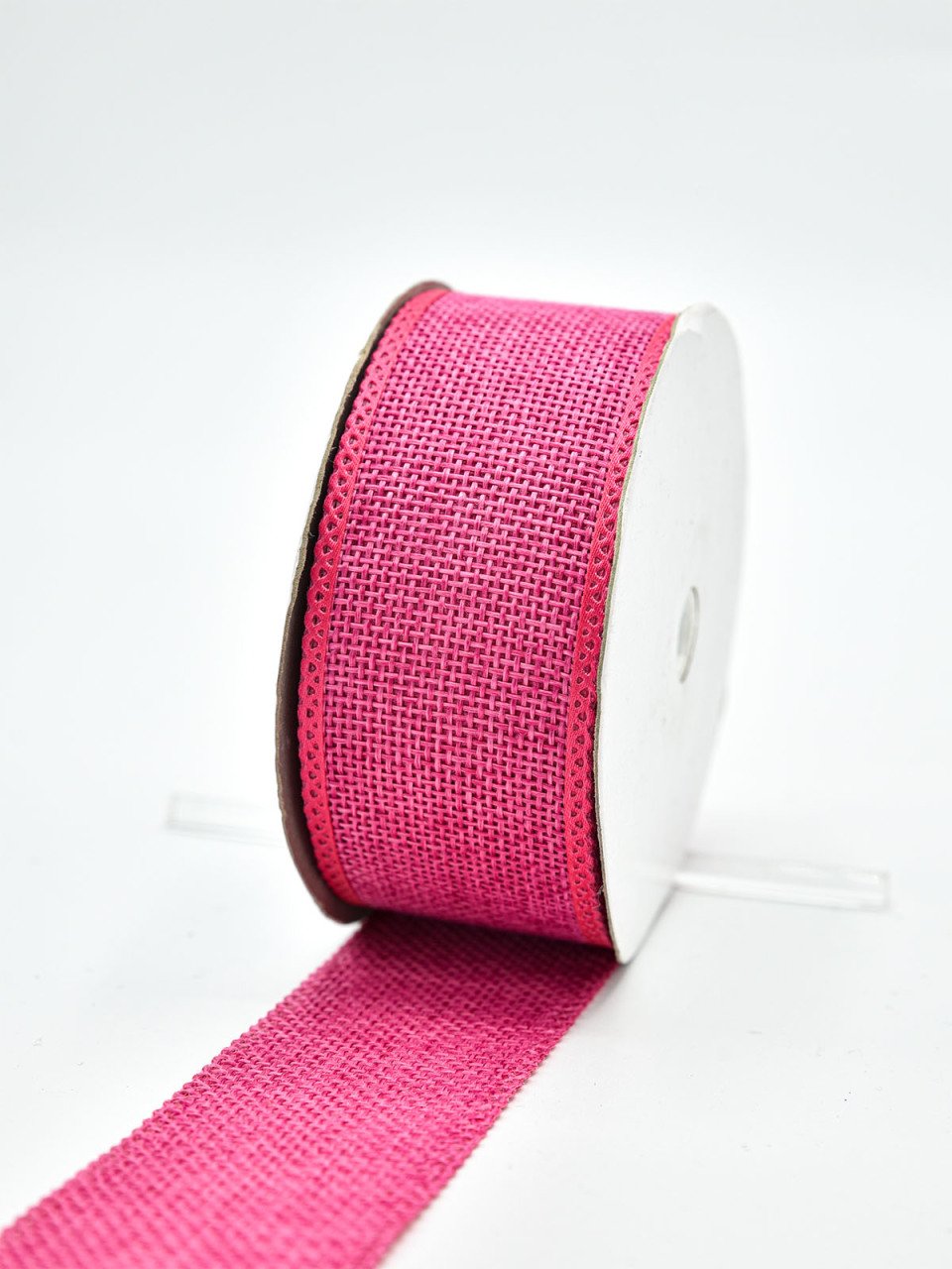 Kanaviçe Jüt Kurdele 4cm Fuşya