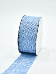 Kanaviçe Jüt Kurdele 4cm Mavi