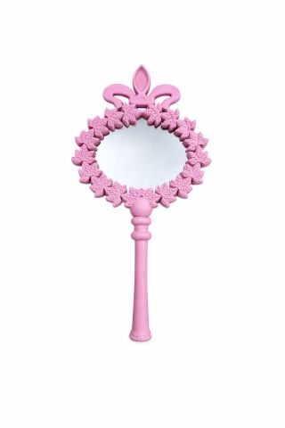 Mini Ayna (10cm) 25 adet Pembe