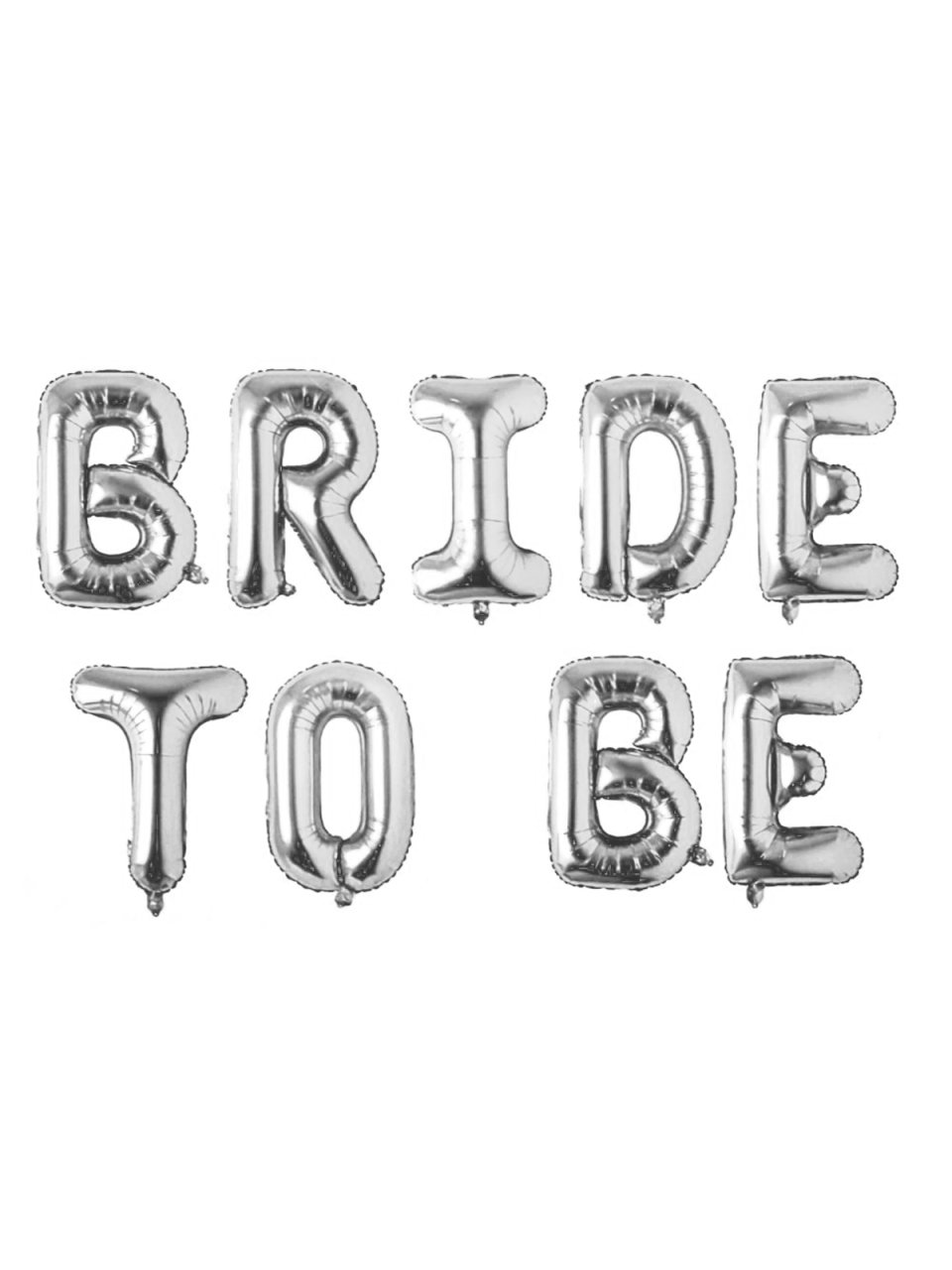 Bride To Be' Yazılı Set Balon  - Gümüş