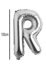Harf Folyo Balon Gümüş 100cm R