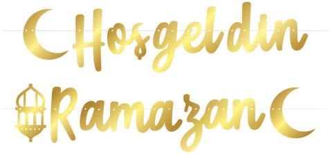 HOŞGELDİN RAMAZAN VARAKLI KALİGRAFİ