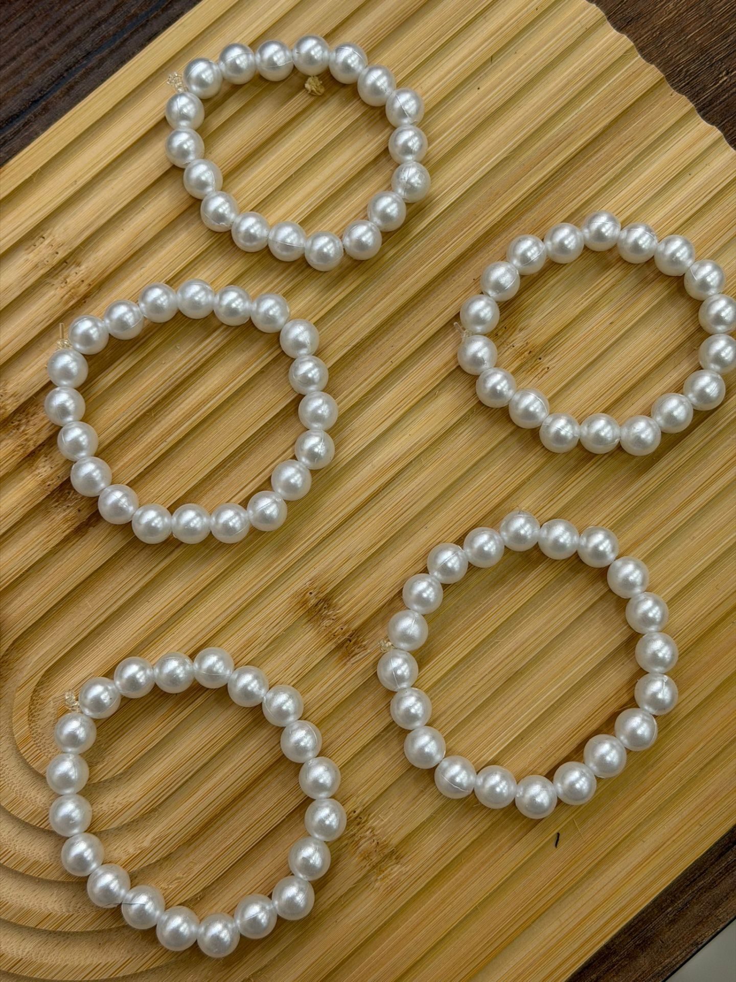 İnci Bileklik Beyaz