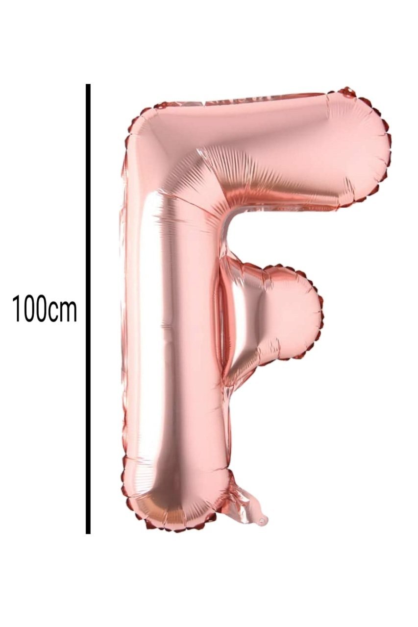 Harf Folyo Balon Rose Gold 100cm F