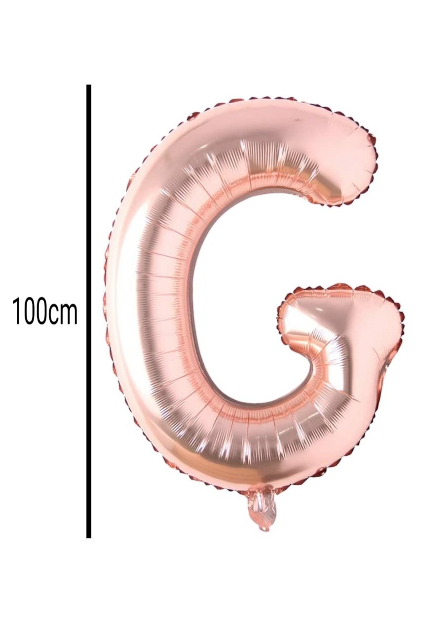 Harf Folyo Balon Rose Gold 100cm G