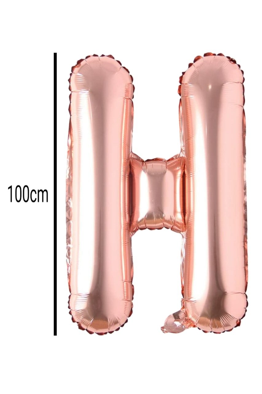 Harf Folyo Balon Rose Gold 100cm H