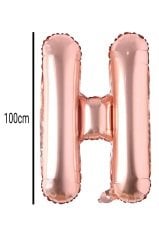 Harf Folyo Balon Rose Gold 100cm H