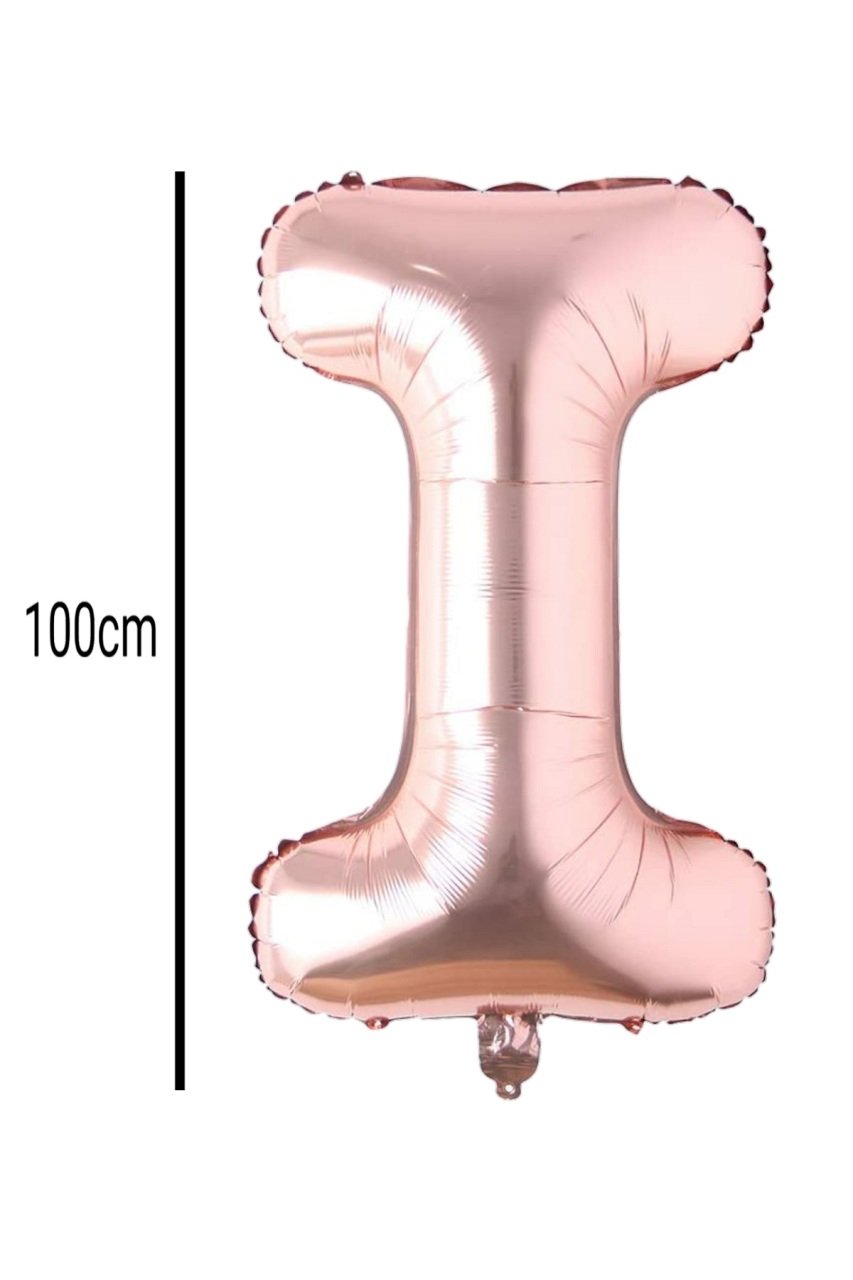 Harf Folyo Balon Rose Gold 100cm I