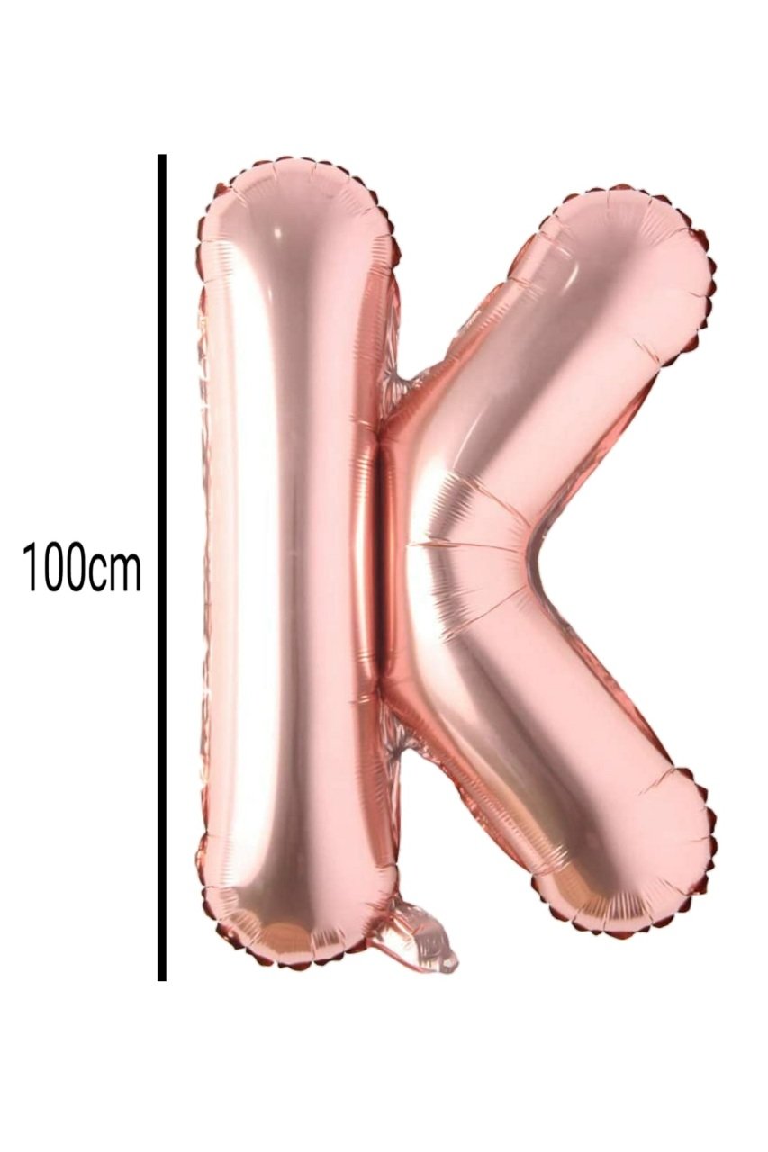 Harf Folyo Balon Rose Gold 100cm K