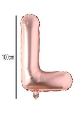 Harf Folyo Balon Rose Gold 100cm L