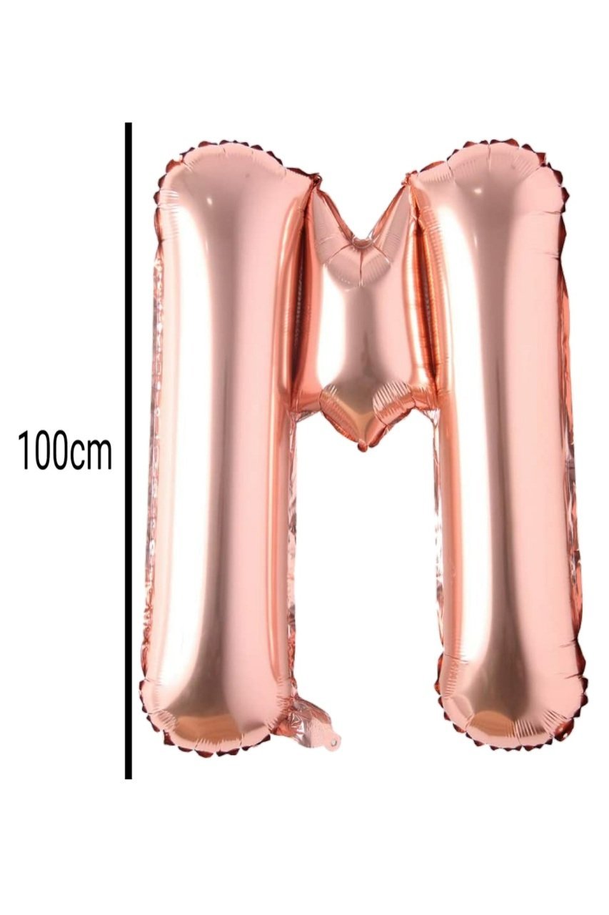 Harf Folyo Balon Rose Gold 100cm M