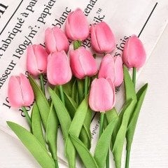 Yapay Islak Lale Pembe