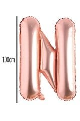 Harf Folyo Balon Rose Gold 100cm N