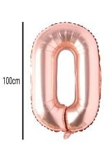 Harf Folyo Balon Rose Gold 100cm O